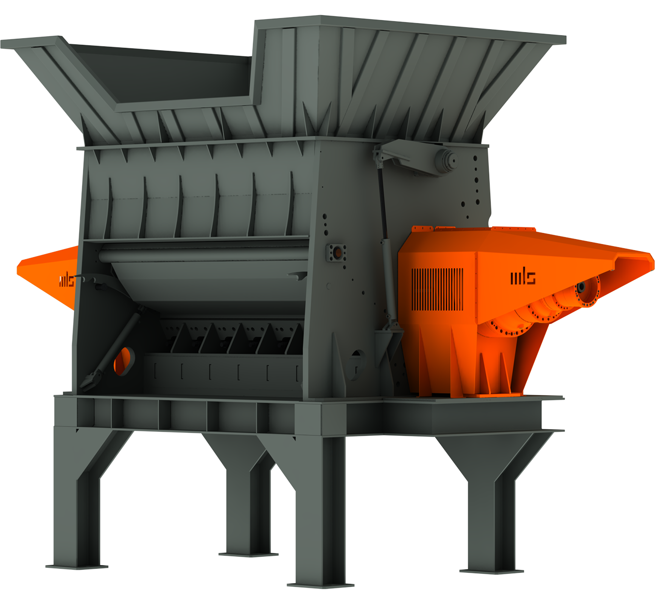 Tek Şaftlı Shredder - Alüminyum Geri Dönüşüm Hatları | MLS Makina