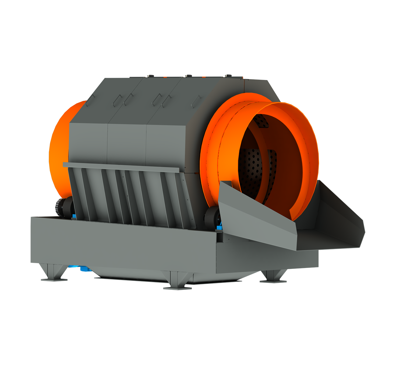 Döner Elek - Lastik Kırma Geri Dönüşüm Hatları | MLS Makina