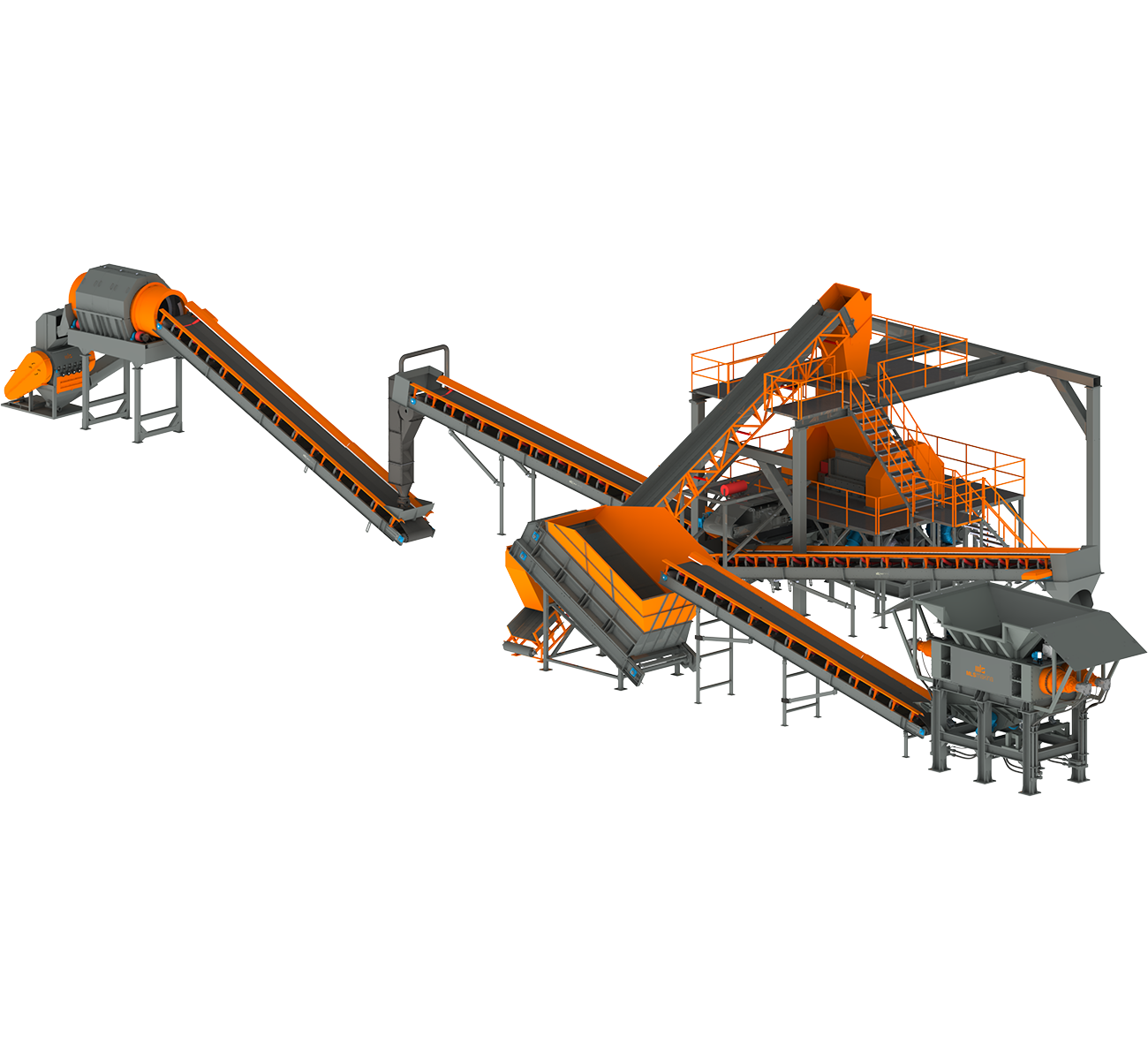 Kırıcı Tam Hat - Lastik Kırma Geri Dönüşüm Hatları | MLS Makina
